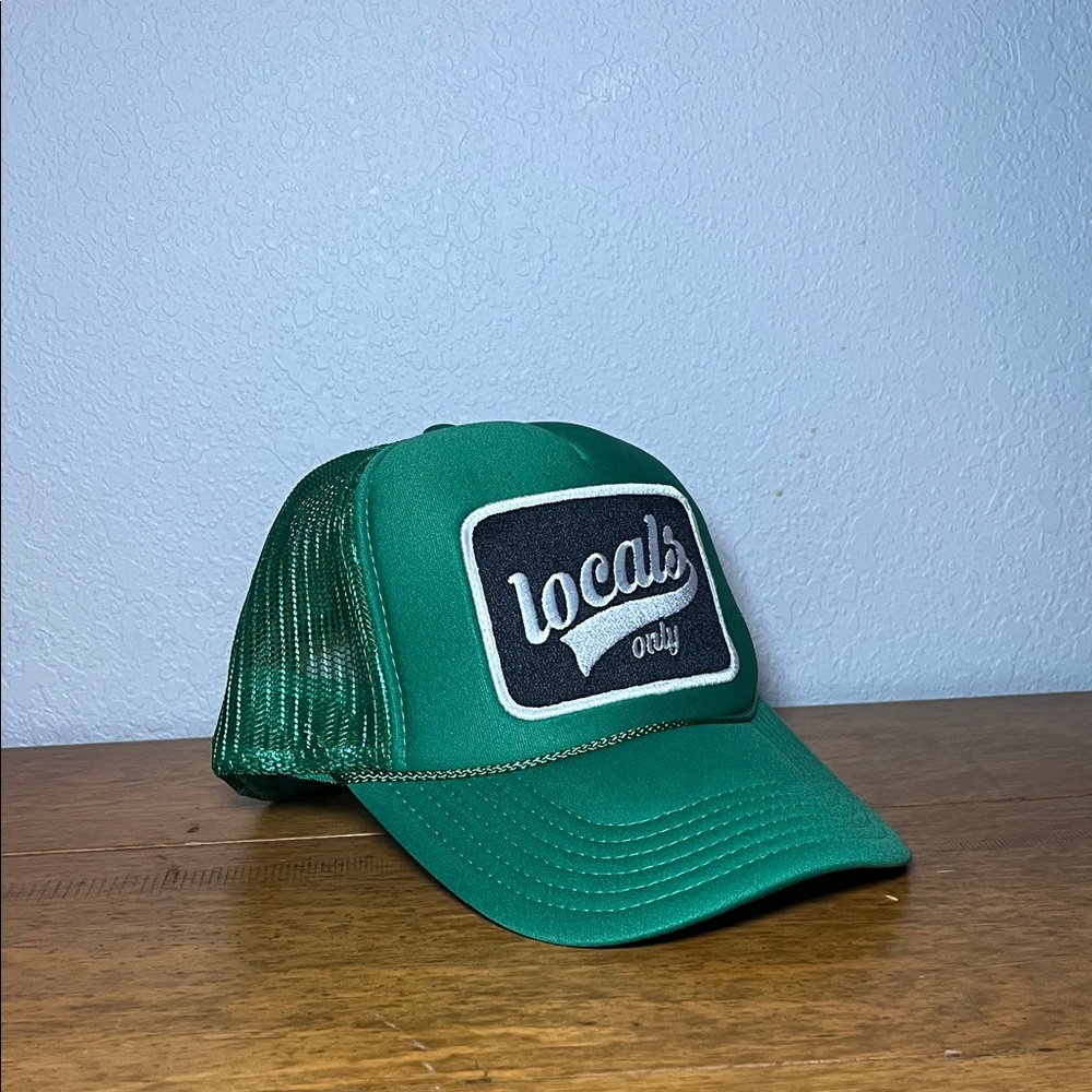 Locals Only Green Trucker Hat